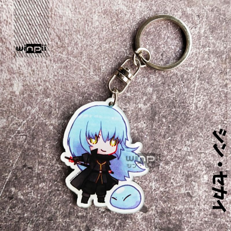Keychain / Gantungan Kunci Akrilik  Rimuru Tempest Anime Tensei Shitara Slime Datta Ken