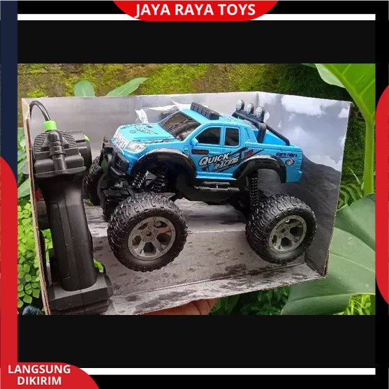 Mobil Remote Control Offroad Rc Car Rock crawler Sand Monster QUICK NEW J06 Suspensi Aktif Baterai Cas