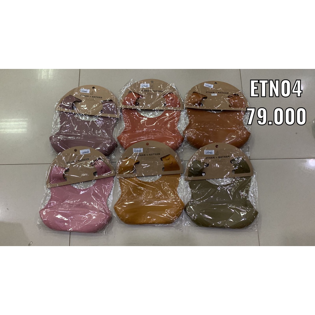 Ethan + Nathan - Silicone Baby Bib / Premium Silicone Bib - Slabber Baby