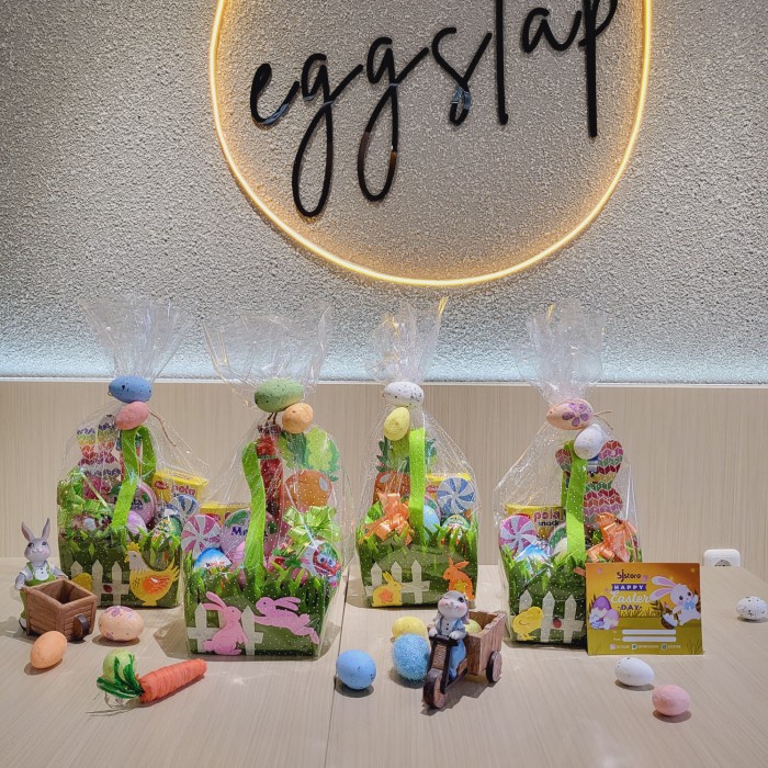 

Paket dekorasi box hampers easter bunny eggs kelinci telur paskah 11