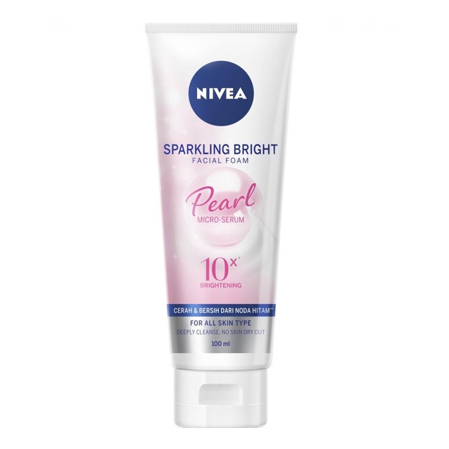 NIVEA Sparkling Bright Whitening Facial Foam Sabun Pembersih Pencerah Wajah