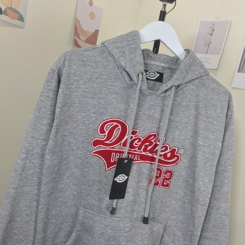 JAKET HOODIE DICKIES ORIGINAL 22 EMBORDIERED  NAVY AND GREY