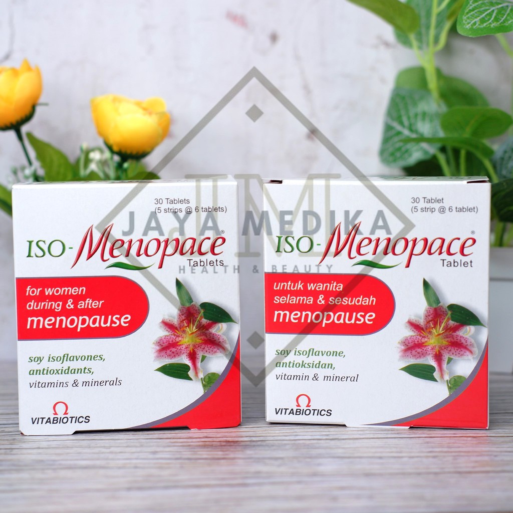 Iso Menopace Suplemen Wanita 1 Box Isi 30 Kaplet