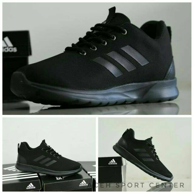 Dropsib  Sepatu pria adidas quester ride full black