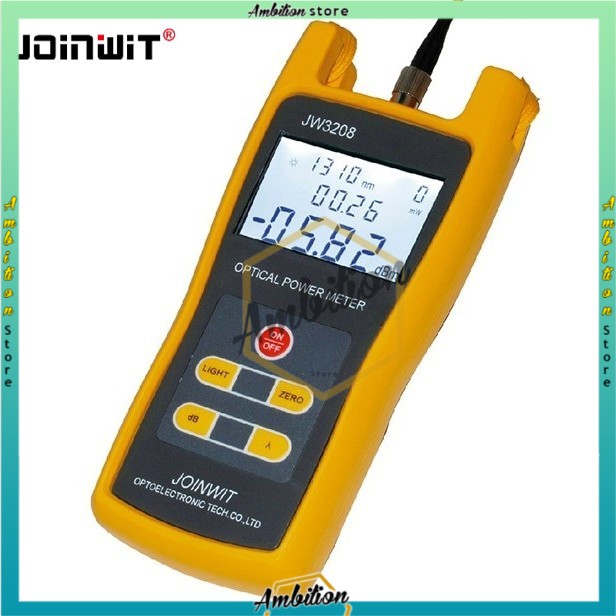 OPM Joinwit JW3208C Optical Power Meter Fiber Optik Tester FO Konektor SC FC ST LC [COD]