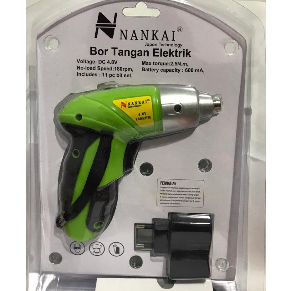 MESIN BOR BATERAI NANKAI 4.8V 082-03/MESIN BOR TANGAN ELEKTRIK/MESIN BOR PORTABLE/MESIN OBENG