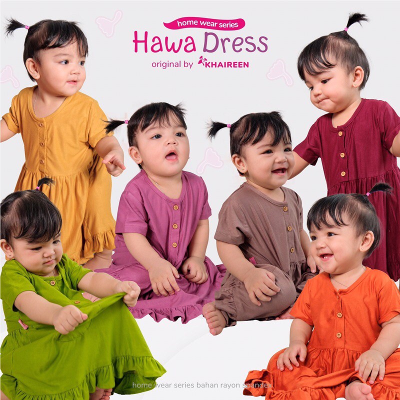 Hawa Dress Homedress Hawa Khaireen