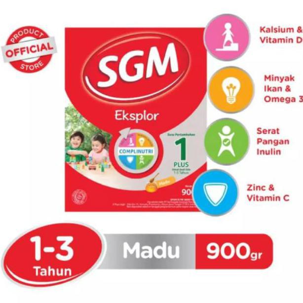 

( BISA COD ) SGM Eksplor 1 Plus Susu Madu, Vanilla Box 900gr NEW [Kode 1|Kode 2|Kode 3|Kode 4|Kode