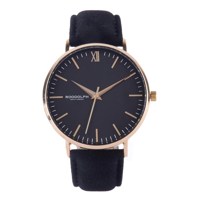 Jam Tangan Pria Roodolph Watch Erudite Gold Black (40mm)