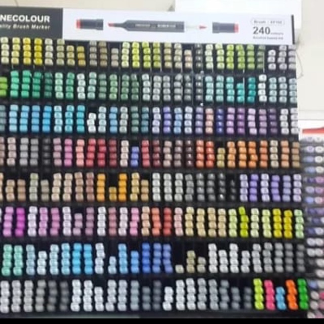 

Fine color satuan tipe 100 chisel dan spidol fine