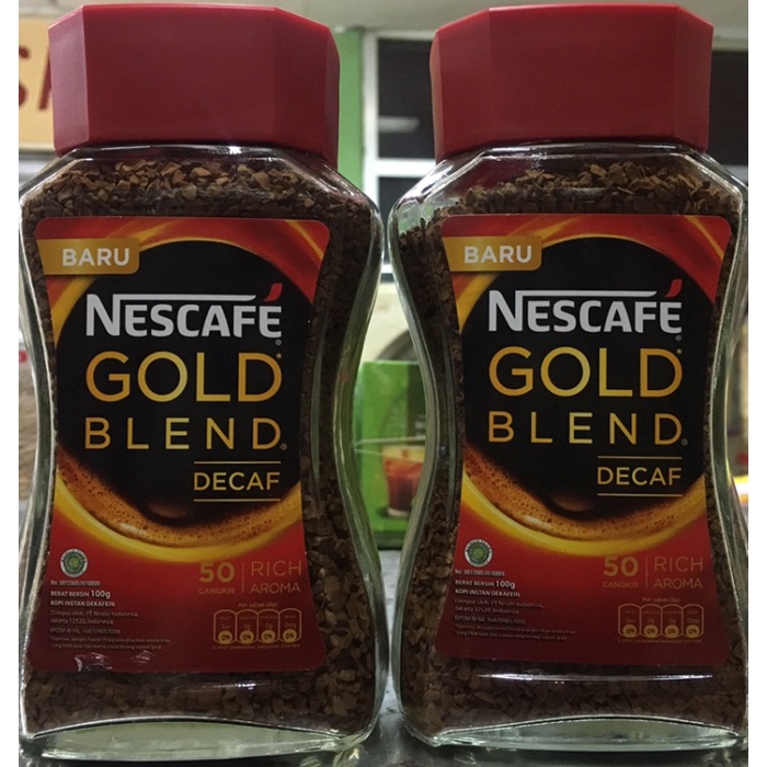 

vf0100f Nescafe Gold Blend Decaf 100Gr Ds20X11