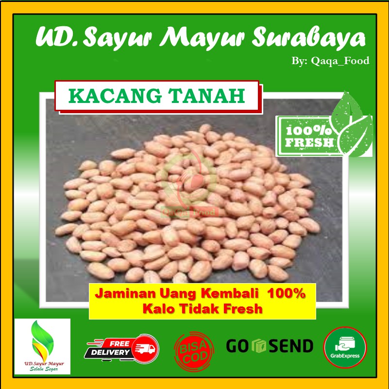

KACANG TANAH KEMASAN 500GR SAYUR SAYURAN FRESH - UD156
