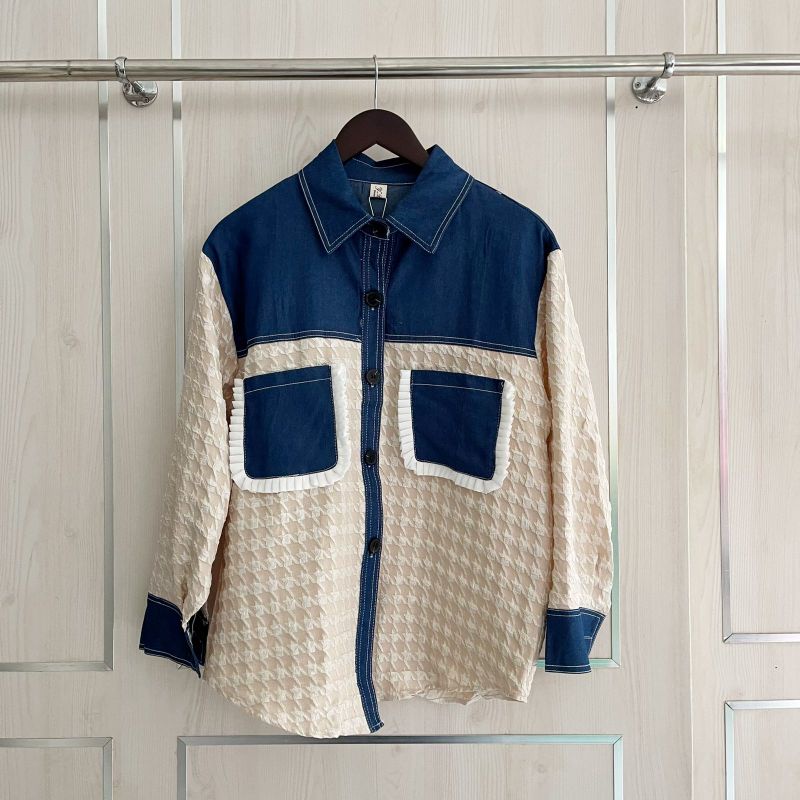 KEMEJA KATUN MIX JEANS IMPORT