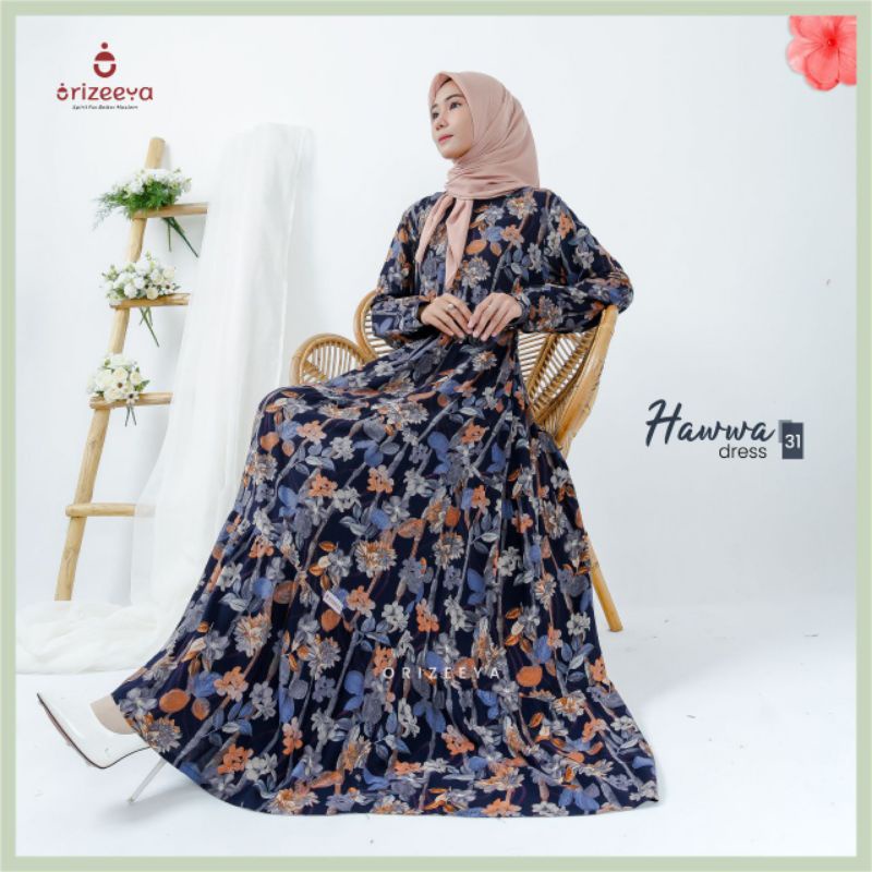 DRESS TERBARU HAWWA DRES 31 ORIZEEYA-ORIGINAL BRAND [TERBARU]