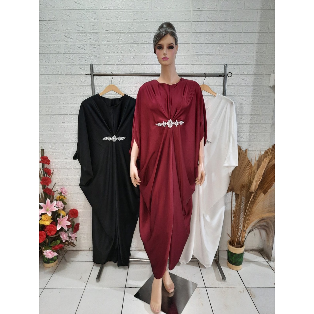 (TERMURA) GAMIS KAFTAN TERBARU / GAMIS KAFTAN MEWAH / BAJU KAFTAN TERBARU /BAJU KAFTAN BERASESORIS/BAJU LEBARAN