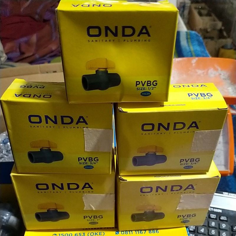 Onda Stop Kran 1/2",3/4",1"