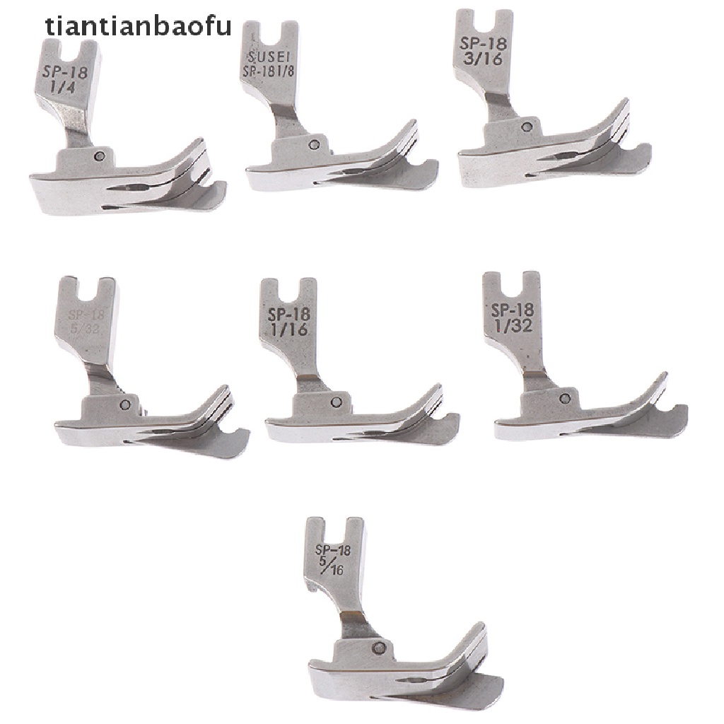 1pc presser foot Kanan Dan Lebar Bahan full steel Untuk Mesin Jahit