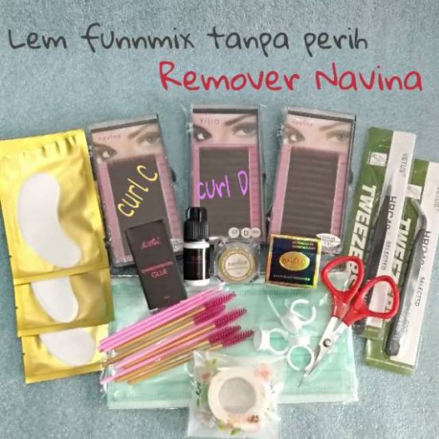 Paket Eyelash Extension  Lengkap dan Hemat/ Eyelash Extension