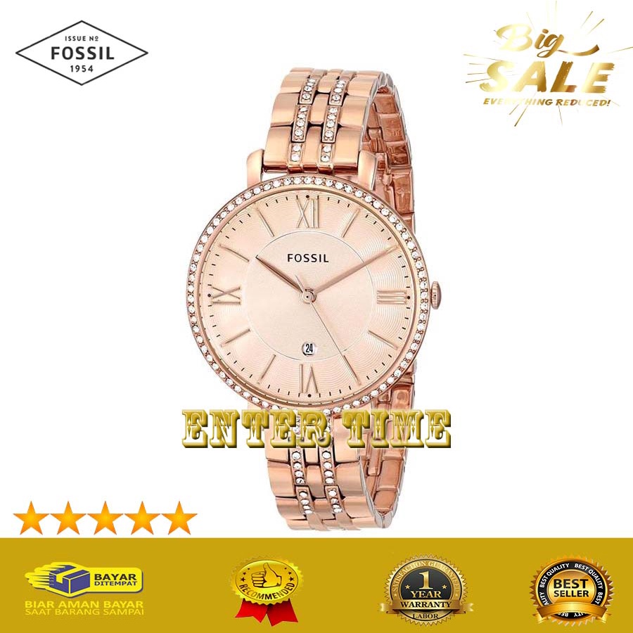 HOT SALE  JAM TANGAN WANITA MEWAH F0551L ES3546  ES 3546 QUARTZ STAINLESS STEEL JAM TANGAN WANITA BR