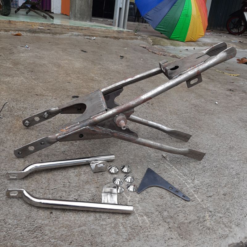 RANGKA BEAKANG BUNTUTAN CB TATANAN BEGEL PANJANG PAKET SAMBUNGAN RANGKA CB SET BEGEL MONEL MANISAN