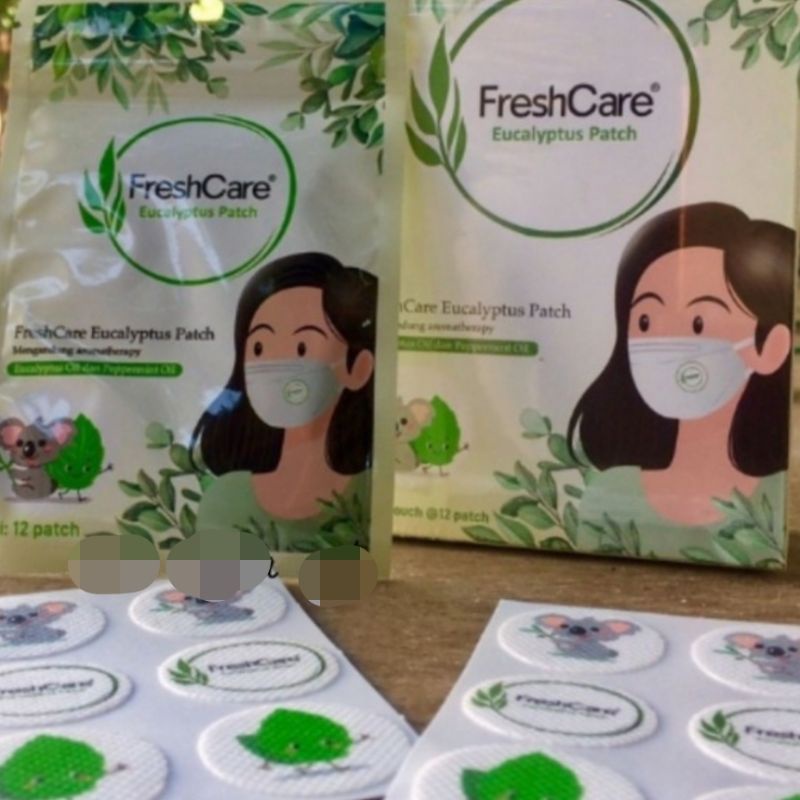 FRESH CARE Eucalyptus Patch Isi 12 Patch Tempel Di Masker Eucalytus Patch