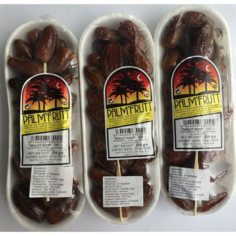 

Kurma Tunis Palm Frutt 1 Dus - (24 Pack x 250gr) - Kurma Tangkai