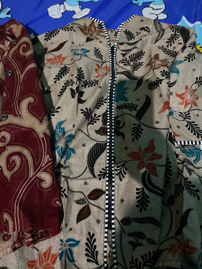 Batik Wanita Asj Sa Hrb026 Kenongo Kemeja Tosca Pendek