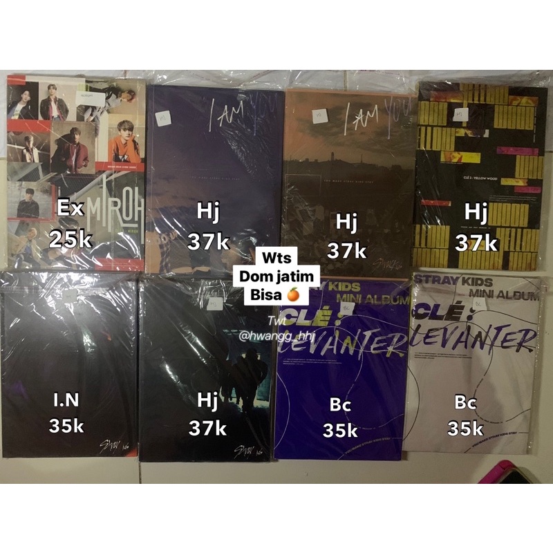 [BOOKED] 5.5 STRAY KIDS NO EASY PHOTOCARD / FRAME CARD JEWEL CASE IN LIFE BANGCHAN CHANGBIN LEEKNOW 