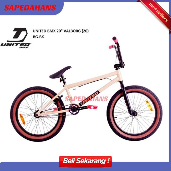 Sepeda BMX Sepeda Anak Laki Laki Sepeda Murah Original 20 United Valborg New Rotor DN037