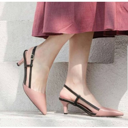 Sepatu High Heels Wanita Elegan High Heels Terbaru wanita sintetis 7cm