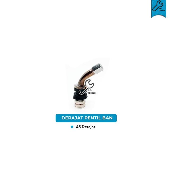 ```````] Pentil Ban Motor Tubeless L Miring Bengkok Tubles