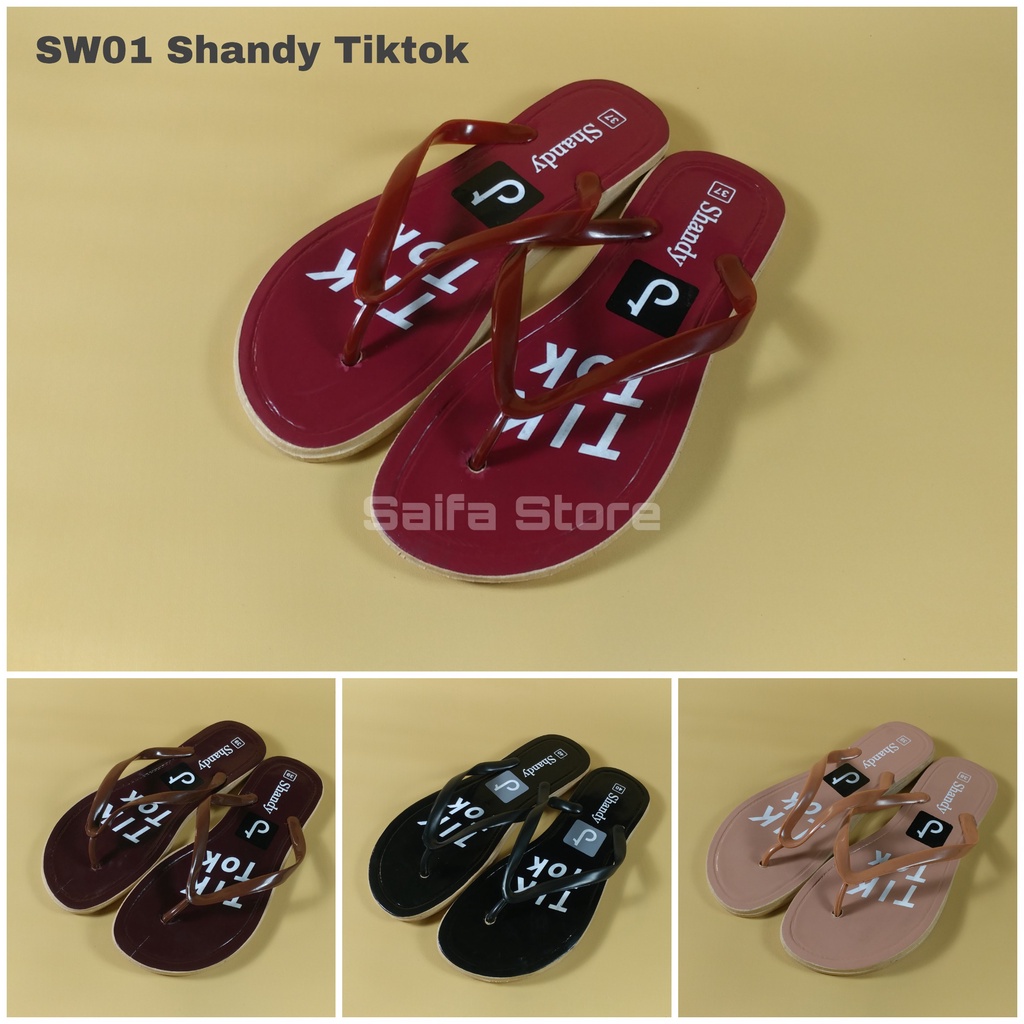 Sandal Jepit Wanita Shandy Tiktok Original Sandal Jepit Murah Sandal Wanita Terbaru Sandal Wanita Kekinian Sandal Karet Wanita Sandal Casual Wanita Nyaman dipakai dan Awet