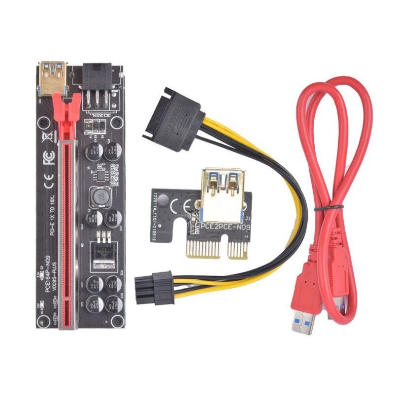 RISER VER009S PLUS 8 KAPASITOR , PCIE RISER 009S PLUS 8 KAPASITOR , RISER 009S PLUS 8 CAPASITOR , PC