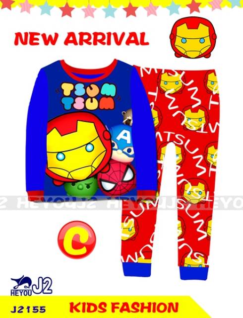 SALE J2 PAJAMAS ANAK / BAJU TIDUR ANAK KIDS 2-7T