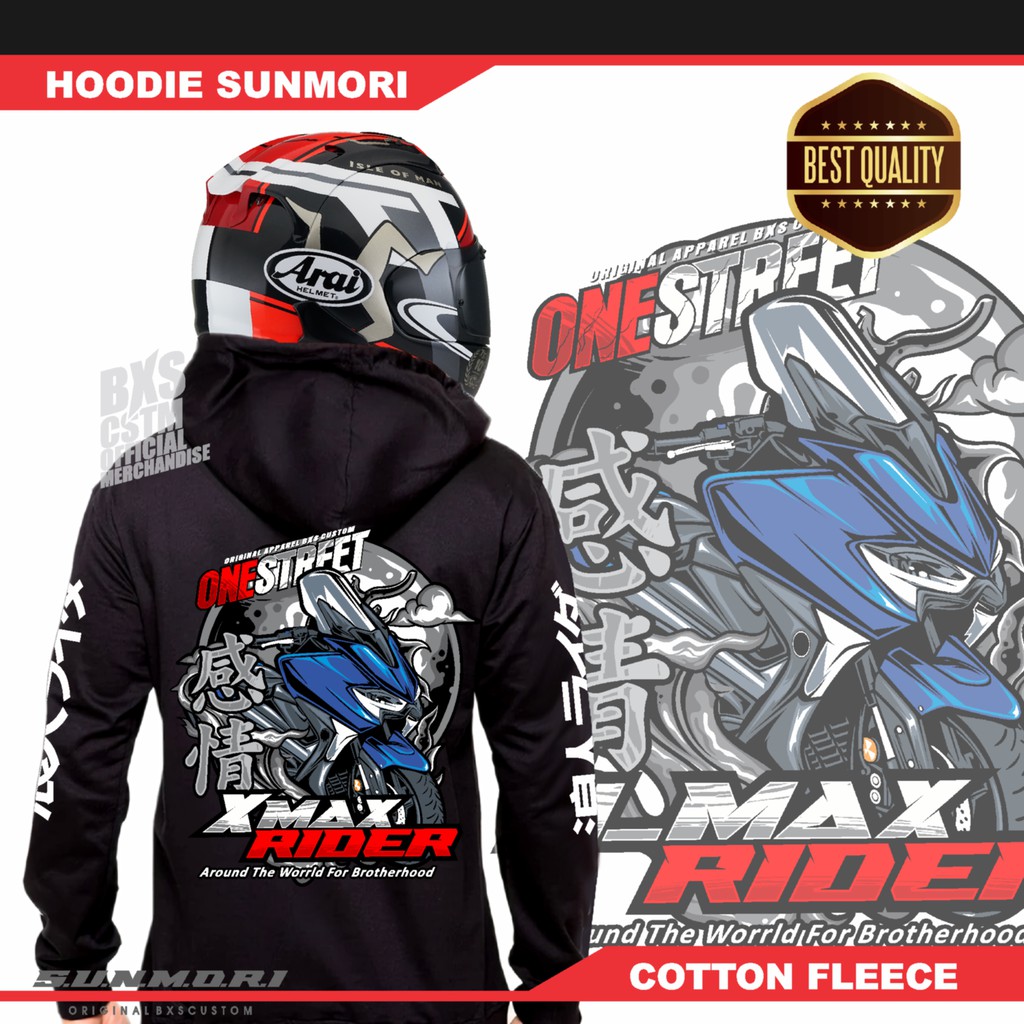 HOODIE SUNMORI XMAX & NMAX RIDER | ORIGINAL BXS CUSTOM