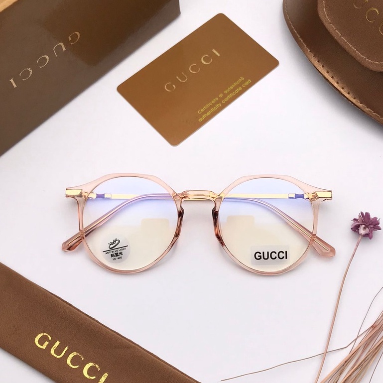 [ZAZI OPTICAL] Kacamata Bulat Wanita / Frame Gucci Fr8930