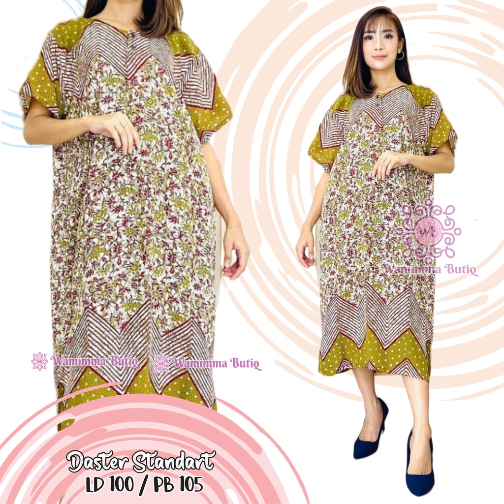 Daster Batik Murah Baju Tidur Batik Murah Adem Nyaman Daster Batik Pekalongan Daster Yukensi-Zigzag-mh