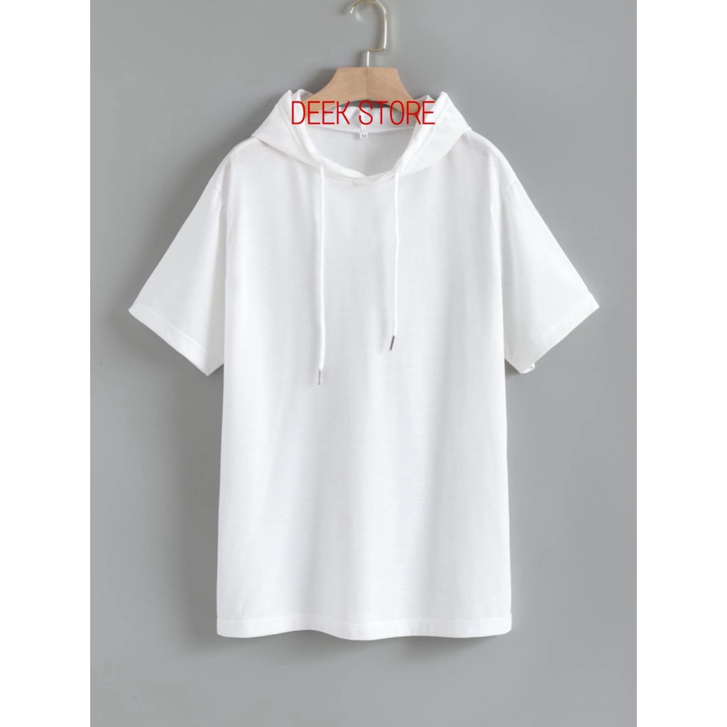 KAOS HOODIE PRIA LENGAN PENDEK/KAOS HOODIE KUPLOK PRIA/KAOS PRIA T-SHIRT TERLARIS/KAOS HOODIE T-SHIR