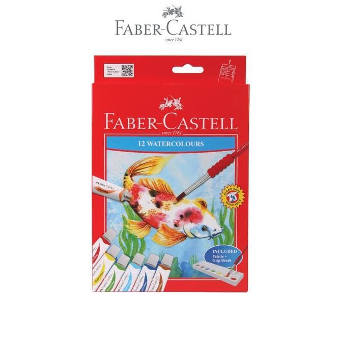 

Baru! Faber-Castell Watercolour Tube 12 Ml - 12 Colours Murah