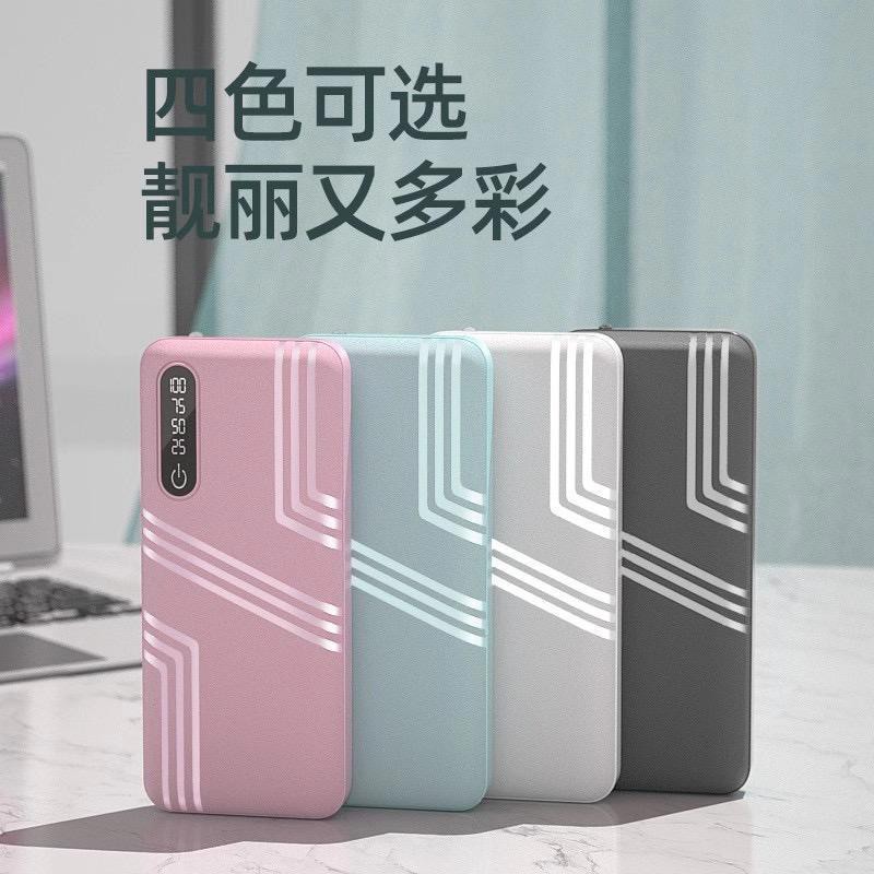 Powerbank Branded LED Lampu Warna Power Bank 99.000 MAH