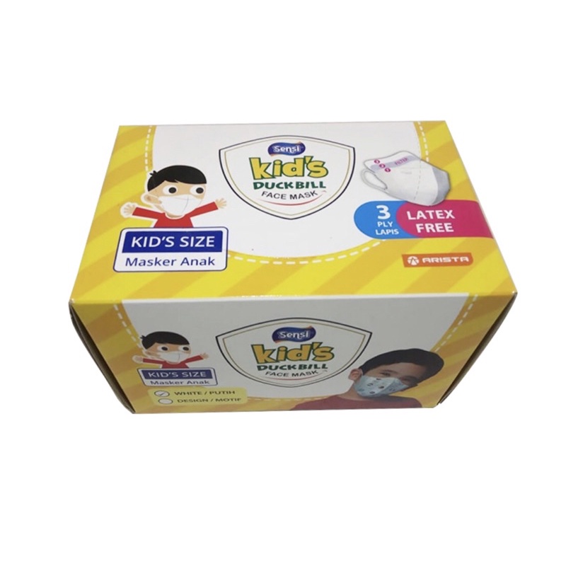 Masker sensi kids duckbill Masker anak