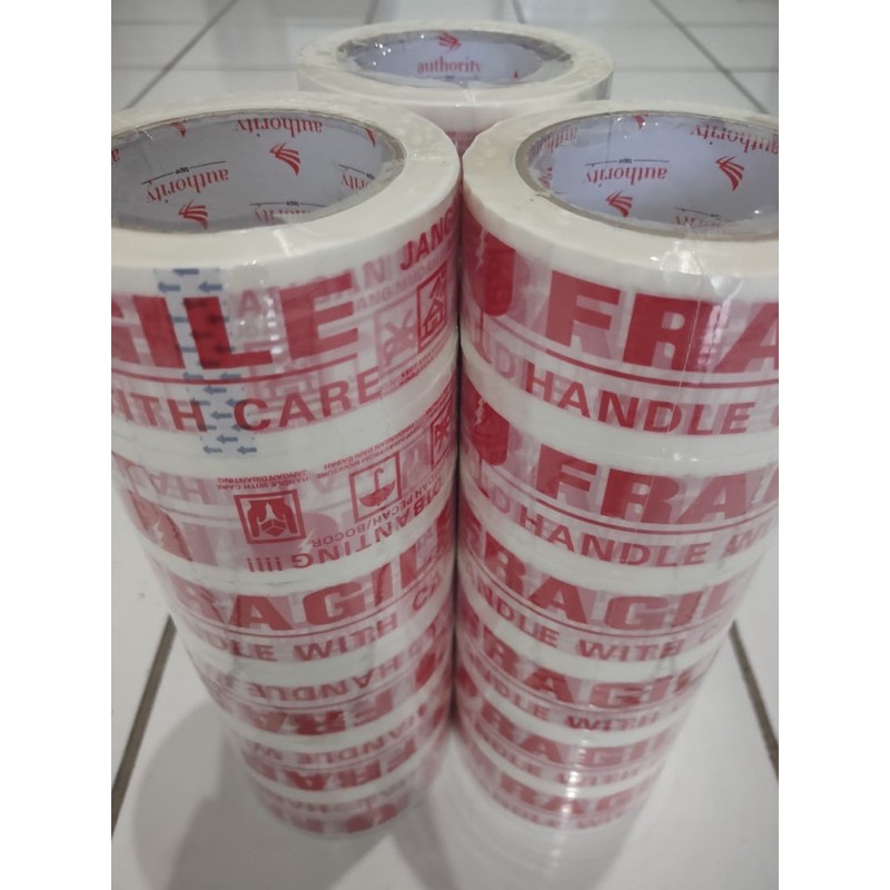 

Lakban FRAGILE 90YARD x 2INCH JANGAN DIBANTING