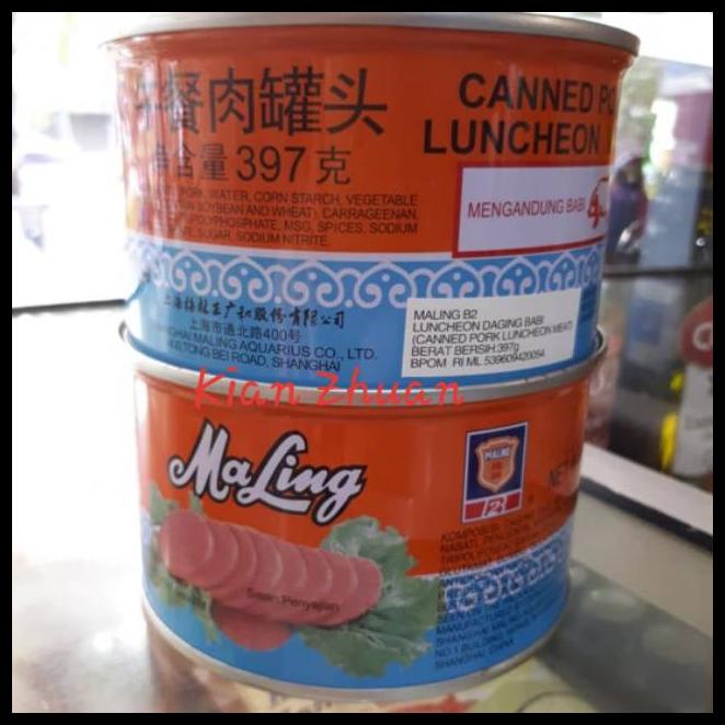 

Tts Maling 397Gr / Pork Luncheon Meat / Maling Tts / Daging Maling