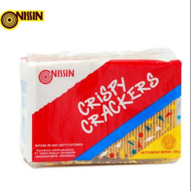 

NISSIN CRISPY CRACKERS 225gr BISKUIT KEJU