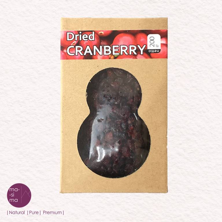 

Masima Dried Cranberry 200gr