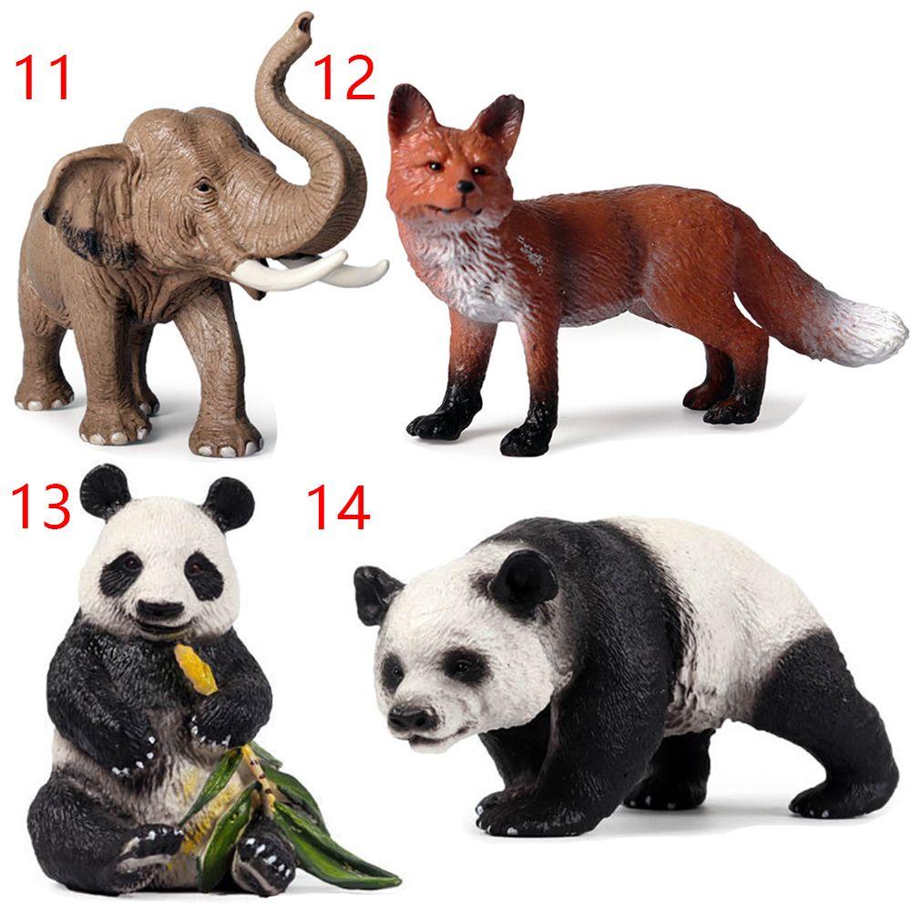 Populer 1PC Hewan Liar Dimensi PVC Animal Angka Singa