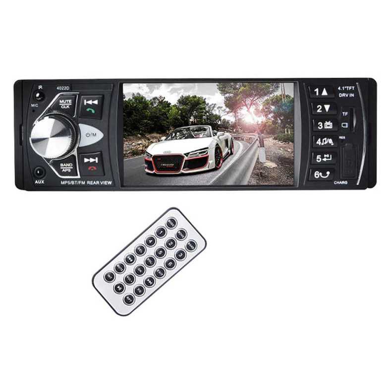 Kklusb Tape Audio Mobil Bluetooth MP5 Parkir Monitor 4.1 Inch 4022D-Hitam