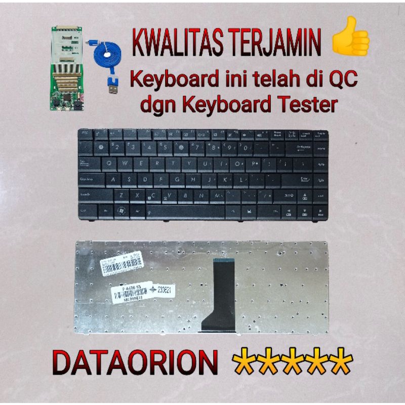 Keyboard Laptop Asus A43 A43E A43SJ K43 K43U K43SJ X43U X43 X45 BAUT