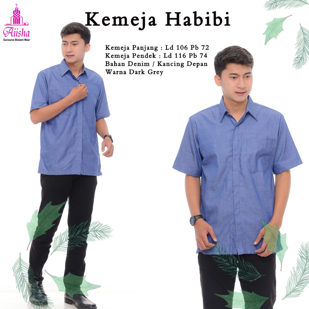 KEMEJA PRIA  BAJU PRIA  HEM PRIA  FASHION  PRIA  LENGAN PENDEK  