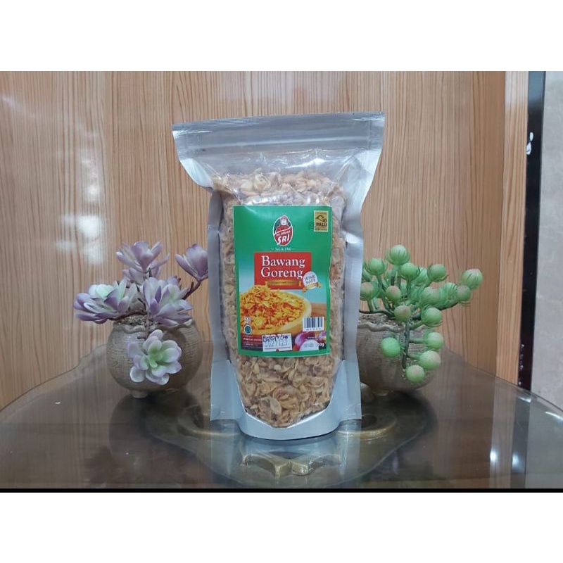 

IndahJaya_Mart Bawang Goreng 250gr Hj.Mbok Sri Oleh-oleh Khas Palu